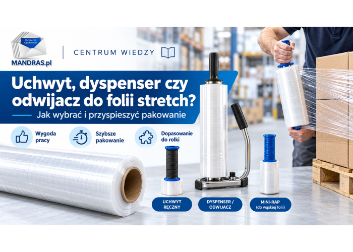 Uchwyt, dyspenser czy odwijacz do folii stretch? Jak wybrać i przyspieszyć pakowanie